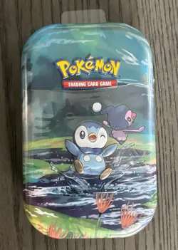 Pokemon TCG: Sinnoh Stars Mini Tin Piplup and Mime Jr. New Sealed - Image 1