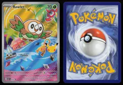 Rowlet 043 Holo Promo ME: Mega Evolution Promo Pokemon English NM - Image 3