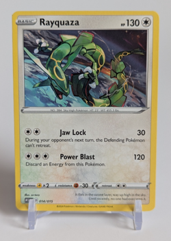 Rayquaza Pokemon 2024 McDonald's Promo 014/015 - Image 1