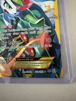 The Pokemon Company Shaymin-EX 077A/108 Promo Holo Alternate Art English 2017 - Image 4