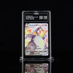 TAG 10 Charizard VMAX SV107/SV122 Shining Fates Shiny Vault Full Art Holo - Image 1