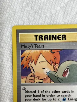 2000 Pokemon Gym Challenge Trainer Misty’s Tears 1st Edition 118/132 Free Ship B - Image 2