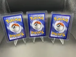 Pokemon 1st Partner 30th Anniversary Gen 7 Set (Rowlet, Kitten, Popplio) NM - Image 2