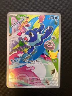 Popplio 045 ME: Mega Evolution Promo Promo Holo Pokemon - Image 3