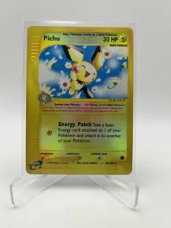 Pokemon Pichu 58/165 Expedition Reverse Holo E-Reader 2002 - LP - Image 1