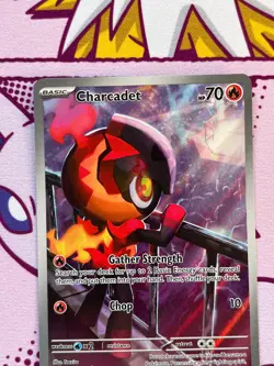 Pokemon TCG - Charcadet MEP 022 - Phantasmal Flames ETB Black Star Promo - NM #1 - Image 2