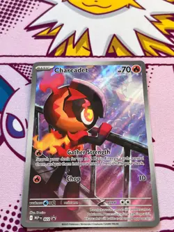 Pokemon TCG - Charcadet MEP 022 - Phantasmal Flames ETB Black Star Promo - NM #1 - Image 4