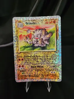 Pokemon Legendary Collection Reverse Holo Graveler 44/110.-Pre-Owned HP-DMG - Image 1