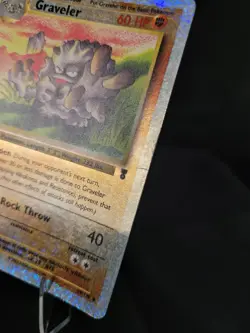 Pokemon Legendary Collection Reverse Holo Graveler 44/110.-Pre-Owned HP-DMG - Image 3
