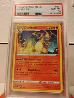 Pokemon McDonald's 2024 Collection Match Battle M24EN Charizard #001/015 - Image 1