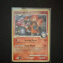 Pokemon Camerupt G Supreme Victors 19/147 Regular Rare Basic 100 HP ENG 2009 - Image 1