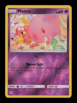 REVERSE HOLO MUNNA COMMON 88/236 MP POKEMON - Image 1