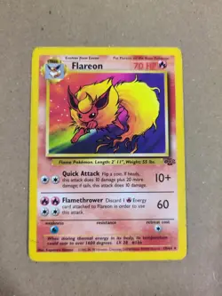 Flareon 19/64 - Pokemon - 1999 Jungle - MP - Image 1