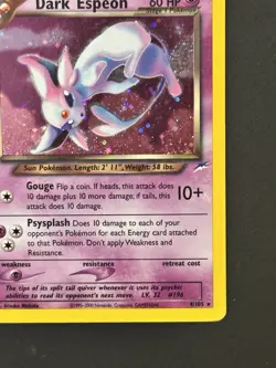 Dark Espeon 4/105 Holo Neo Destiny Pokemon - Image 4