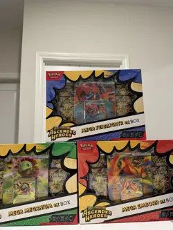 Lot of 7 Pokemon Ascended Heroes EX Collection - New - Factory Sealed - Image 1