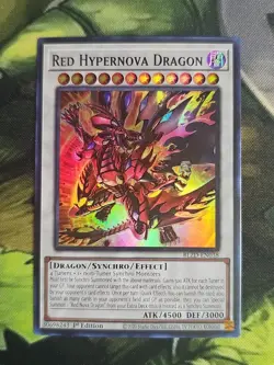 Yu-Gi-Oh! TCG - Red Hypernova Dragon - BLZD-EN038 - Super Rare 1st Edition - Image 1
