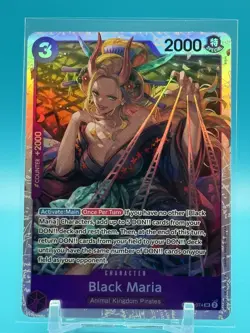Black Maria OP08-074 SR - English - One Piece TCG - Two Legends - Mint - Image 1