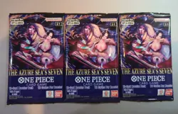 3x One Piece OP14-EB04 - The Azure Sea’s Seven Booster Packs - Image 1