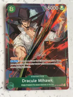 One Piece EN OP12-030 Dracule Mihawk Alt Art SR - Image 1