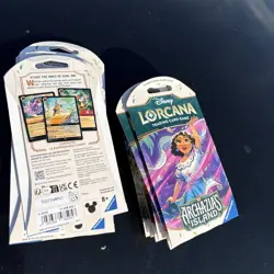 22X Disney Lorcana Archazias Island and JAFAR Sleeved Booster Pack Lot LOT OF 22 - Image 2