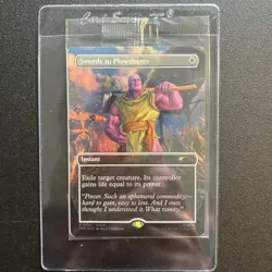 THANOS Magic the Gathering PSA Magazine Promo Swords to Plowshares Marvel - Image 1