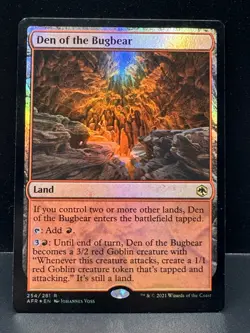 Den of the Bugbear Adventures in the Forgotten Realms • Foil MTG - Image 1