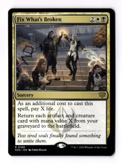 Fix What's Broken 0188 (R) MTG Secrets of Strixhaven (SOS) - Image 1