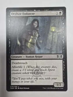 Orzhov Enforcer Ravnica Allegiance Regular Magic The Gathering - Image 1