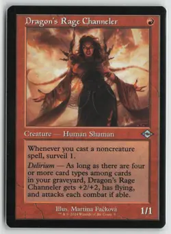 Dragon's Rage Channeler (Retro Frame) LP 9 Modern Horizons 2 MTG - Image 1