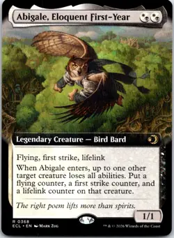 Abigale, Eloquent First-Year - Lorwyn Eclipsed (368) NM [ECL] - Image 1
