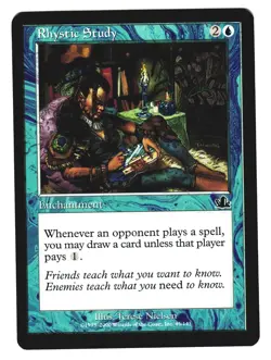 Magic The Gathering MTG - PROPHECY 2000 PCY - #45 Rhystic Study LP NM LOT5 - Image 1