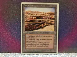 Magic the Gathering - Strip Mine - 4th Edition MTG LP - Image 1