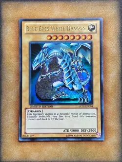 Yugioh Blue-Eyes White Dragon LC01-EN004 Ultra Rare Limited Edition MP - Image 1