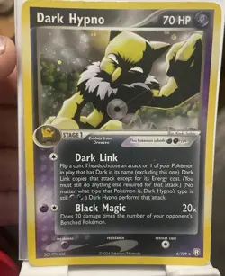 Pokemon TCG: Dark Hypno 6/109 Team Rocket Returns Rare Vintage Holo Lp - Image 2