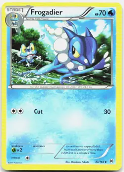 Frogadier 47/162 Uncommon BREAKthrough Pokemon Lightly Played - Image 1