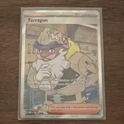 Pokemon Tarragon 116/088 Trainer-Supporter Full Art Holo English Card - Image 1