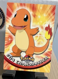 [LP] Topps 1999 Charmander #4 Pokemon TV Animation Edition Series (Green Label) - Image 1