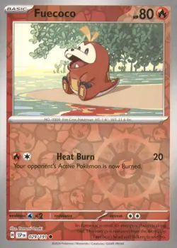 FUECOCO 029/191 COMMON SURGING SPARKS POKEMON REVERSE HOLO NEAR MINT - Image 1