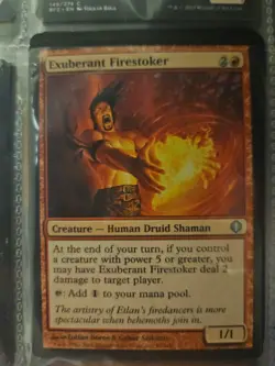 Exuberant Firestoker Magic: The Gathering Trading Card - Image 1