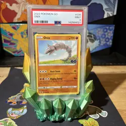 Pokemon TCG Onix Pokemon Go 2022 PSA 9 Pop 2 - Image 1