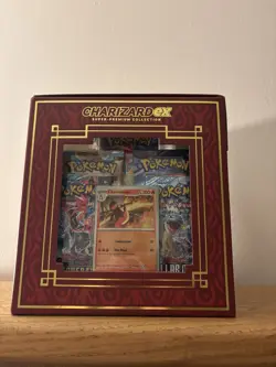 Pokemon Charizard EX Super Premium Collection – Sealed Box – 10 Booster Packs! - Image 2