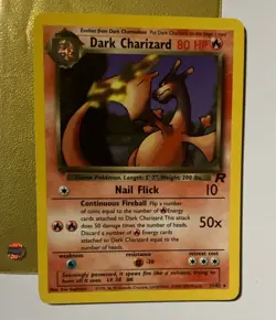 Pokemon TCG Team Rocket Dark Charizard 21/82 x2 Cards English 2000 - Image 5