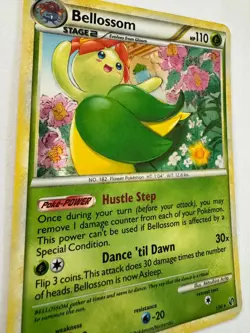 Pokemon Undaunted BELLOSSOM HOLO 1/90 Rare 2010 LP - Image 2