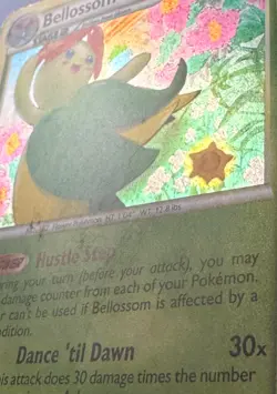 Pokemon Undaunted BELLOSSOM HOLO 1/90 Rare 2010 LP - Image 3