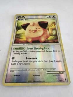 Pokemon Cleffa 24/95 Call of Legends Reverse Holo - 2011 LP - Image 2