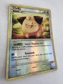 Pokemon Cleffa 24/95 Call of Legends Reverse Holo - 2011 LP - Image 3