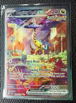 Pokemon Raging Bolt ex 208/162 Temporal Forces Special Illustration Holo - Image 3