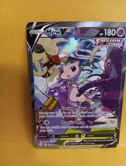 Pokemon Mew v Holo Alternative Art Ultra Rare TCG Fusion Strike Card 251/264 NM - Image 2