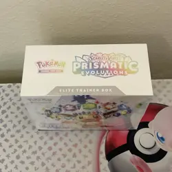 Pokemon TCG Prismatic Evolutions ETB Elite Trainer Box Factory Sealed - Image 5