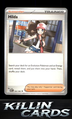 Hilda 084/086 Pokemon Uncommon SV: White Flare Card NM - Image 1